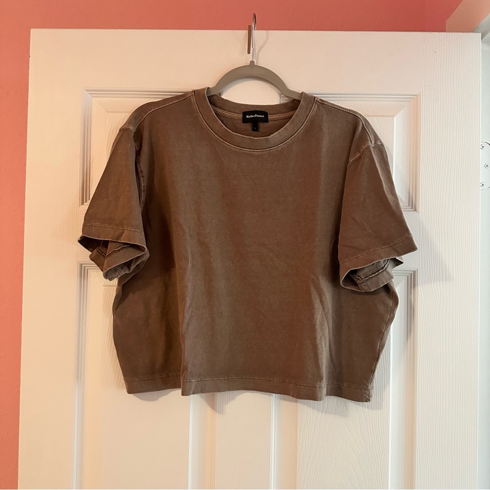 Richer Poorer Relaxed Crop Tee